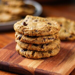 Cookies Veganos de Cenoura com Gotas de Chocolate