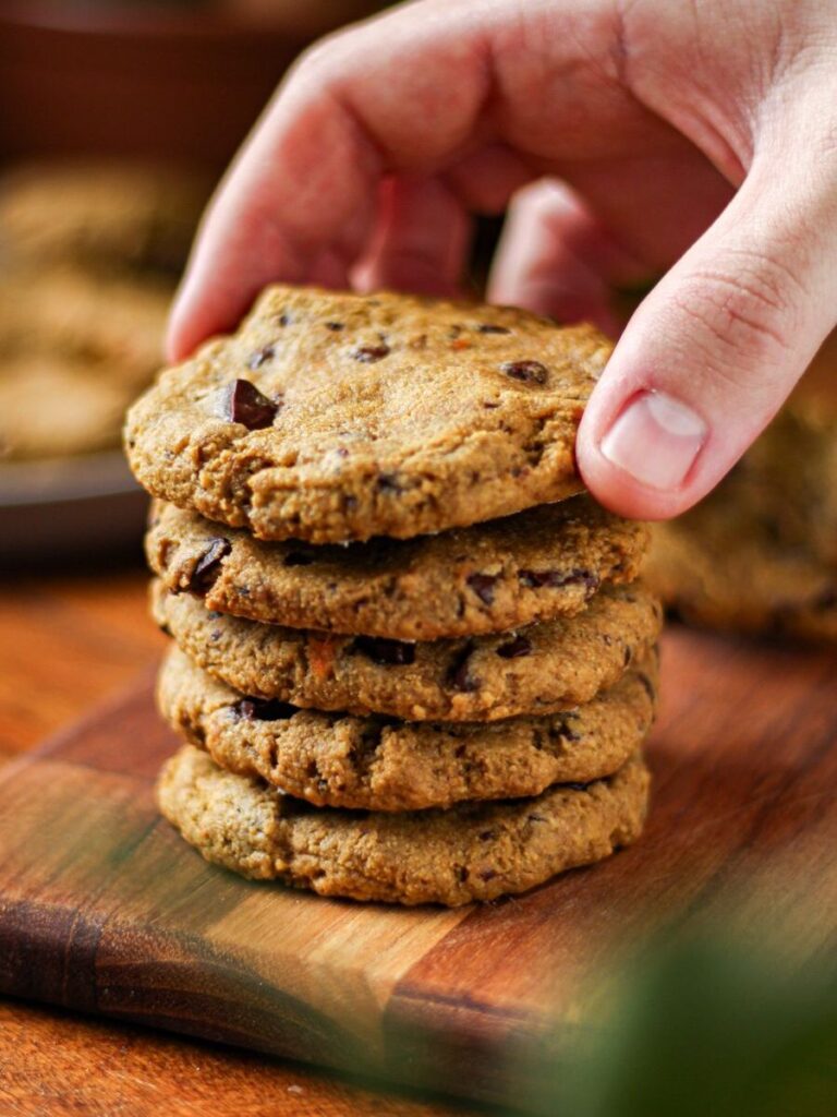 Cookies Veganos de Cenoura
